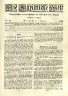 Die Christliche Welt: evangelisches Gemeindeblatt f&uuml;r Gebildete aller St&auml;nde. 1904.12.01 Jg.18 Nr.49