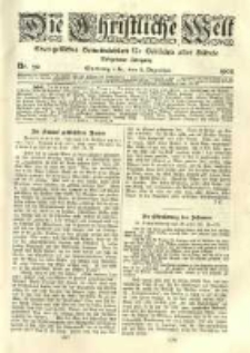 Die Christliche Welt: evangelisches Gemeindeblatt f&uuml;r Gebildete aller St&auml;nde. 1904.12.08 Jg.18 Nr.50