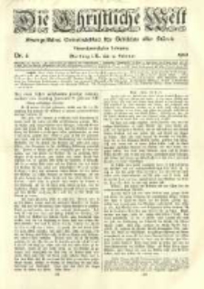 Die Christliche Welt: evangelisches Gemeindeblatt für Gebildete aller Stände. 1910.02.10 Jg.24 Nr.6