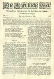 Die Christliche Welt: evangelisches Gemeindeblatt für Gebildete aller Stände. 1910.03.24 Jg.24 Nr.12