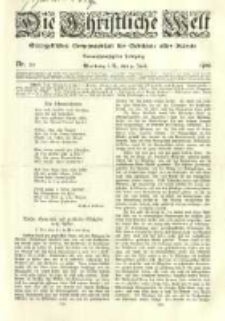 Die Christliche Welt: evangelisches Gemeindeblatt f&uuml;r Gebildete aller St&auml;nde. 1910.06.09 Jg.24 Nr.23