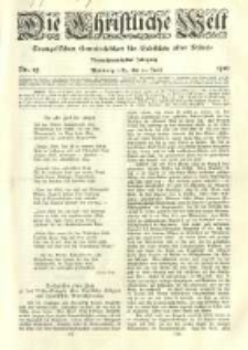 Die Christliche Welt: evangelisches Gemeindeblatt f&uuml;r Gebildete aller St&auml;nde. 1910.06.23 Jg.24 Nr.25