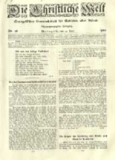 Die Christliche Welt: evangelisches Gemeindeblatt f&uuml;r Gebildete aller St&auml;nde. 1910.06.30 Jg.24 Nr.26