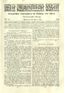 Die Christliche Welt: evangelisches Gemeindeblatt f&uuml;r Gebildete aller St&auml;nde. 1910.07.07 Jg.24 Nr.27