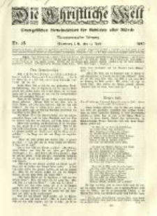 Die Christliche Welt: evangelisches Gemeindeblatt f&uuml;r Gebildete aller St&auml;nde. 1910.07.14 Jg.24 Nr.28