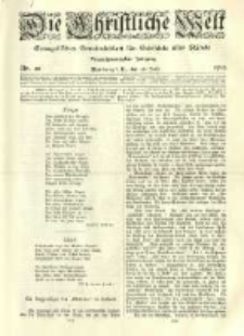 Die Christliche Welt: evangelisches Gemeindeblatt f&uuml;r Gebildete aller St&auml;nde. 1910.07.28 Jg.24 Nr.30