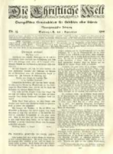 Die Christliche Welt: evangelisches Gemeindeblatt f&uuml;r Gebildete aller St&auml;nde. 1910.09.01 Jg.24 Nr.35