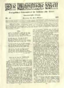 Die Christliche Welt: evangelisches Gemeindeblatt für Gebildete aller Stände. 1910.10.06 Jg.24 Nr.40