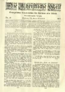 Die Christliche Welt: evangelisches Gemeindeblatt f&uuml;r Gebildete aller St&auml;nde. 1910.11.17 Jg.24 Nr.46