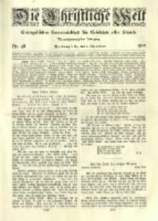 Die Christliche Welt: evangelisches Gemeindeblatt f&uuml;r Gebildete aller St&auml;nde. 1910.12.01 Jg.24 Nr.48