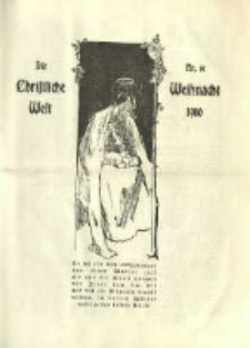 Die Christliche Welt: evangelisches Gemeindeblatt für Gebildete aller Stände. 1910.12.22 Jg.24 Nr.51