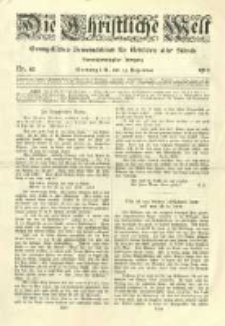 Die Christliche Welt: evangelisches Gemeindeblatt f&uuml;r Gebildete aller St&auml;nde. 1910.12.29 Jg.24 Nr.52