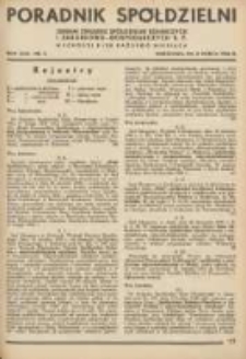 Poradnik Spółdzielni: organ Związku Spółdzielni Rolniczych i Zarobkowo-Gospodarczych R.P. 1936.03.05 R.43 Nr5