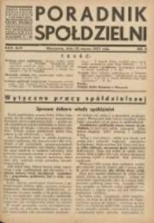 Poradnik Sp&oacute;łdzielni: organ Związku Sp&oacute;łdzielni Rolniczych i Zarobkowo-Gospodarczych Rzczpl.Polskiej: dwutygodnik dla sp&oacute;łdzielni kredytowych 1937.03.20 R.44 Nr6