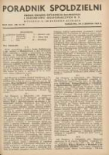 Poradnik Spółdzielni: organ Związku Spółdzielni Rolniczych i Zarobkowo-Gospodarczych R.P. 1937.08.05 R.44 Nr14/15