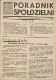 Poradnik Sp&oacute;łdzielni: organ Związku Sp&oacute;łdzielni Rolniczych i Zarobkowo-Gospodarczych Rzczpl.Polskiej: dwutygodnik dla sp&oacute;łdzielni kredytowych 1938.02.05 R.45 Nr3