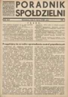 Poradnik Spółdzielni: organ Związku Spółdzielni Rolniczych i Zarobkowo-Gospodarczych Rzczpl.Polskiej: dwutygodnik dla spółdzielni kredytowych 1938.03.05 R.45 Nr5