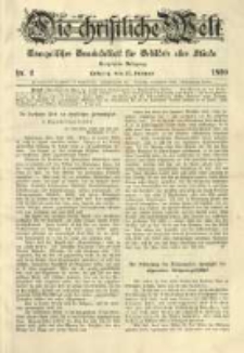 Die Christliche Welt: evangelisches Gemeindeblatt f&uuml;r Gebildete aller St&auml;nde. 1899.01.12 Jg.13 Nr.2