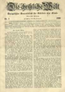 Die Christliche Welt: evangelisches Gemeindeblatt für Gebildete aller Stände. 1899.01.26 Jg.13 Nr.4
