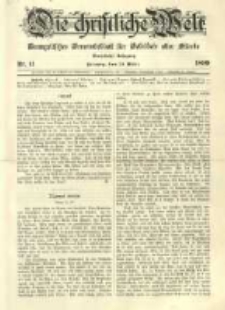 Die Christliche Welt: evangelisches Gemeindeblatt f&uuml;r Gebildete aller St&auml;nde. 1899.03.16 Jg.13 Nr.11
