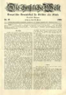 Die Christliche Welt: evangelisches Gemeindeblatt f&uuml;r Gebildete aller St&auml;nde. 1899.03.30 Jg.13 Nr.13