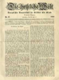 Die Christliche Welt: evangelisches Gemeindeblatt f&uuml;r Gebildete aller St&auml;nde. 1899.04.13 Jg.13 Nr.15