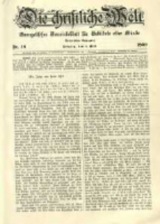 Die Christliche Welt: evangelisches Gemeindeblatt f&uuml;r Gebildete aller St&auml;nde. 1899.05.04 Jg.13 Nr.18