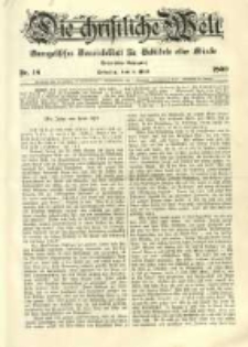 Die Christliche Welt: evangelisches Gemeindeblatt für Gebildete aller Stände. 1899.05.04 Jg.13 Nr.18