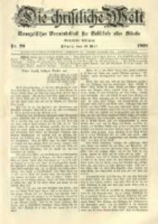 Die Christliche Welt: evangelisches Gemeindeblatt für Gebildete aller Stände. 1899.05.18 Jg.13 Nr.20
