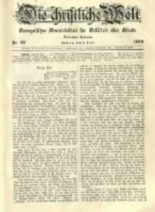 Die Christliche Welt: evangelisches Gemeindeblatt f&uuml;r Gebildete aller St&auml;nde. 1899.06.01 Jg.13 Nr.22