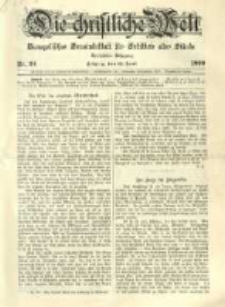 Die Christliche Welt: evangelisches Gemeindeblatt f&uuml;r Gebildete aller St&auml;nde. 1899.06.15 Jg.13 Nr.24