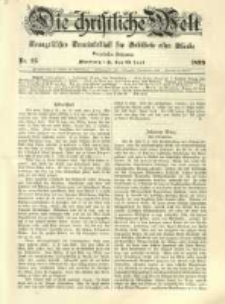 Die Christliche Welt: evangelisches Gemeindeblatt für Gebildete aller Stände. 1899.06.22 Jg.13 Nr.25
