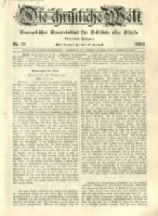 Die Christliche Welt: evangelisches Gemeindeblatt für Gebildete aller Stände. 1899.08.03 Jg.13 Nr.31