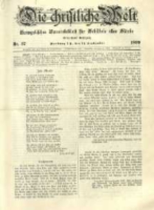 Die Christliche Welt: evangelisches Gemeindeblatt f&uuml;r Gebildete aller St&auml;nde. 1899.09.14 Jg.13 Nr.37