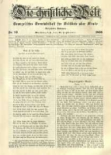 Die Christliche Welt: evangelisches Gemeindeblatt f&uuml;r Gebildete aller St&auml;nde. 1899.09.28 Jg.13 Nr.39