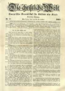 Die Christliche Welt: evangelisches Gemeindeblatt f&uuml;r Gebildete aller St&auml;nde. 1899.12.21 Jg.13 Nr.51