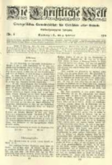 Die Christliche Welt: evangelisches Gemeindeblatt für Gebildete aller Stände. 1911.02.09 Jg.25 Nr.6
