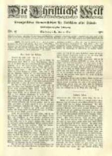 Die Christliche Welt: evangelisches Gemeindeblatt f&uuml;r Gebildete aller St&auml;nde. 1911.05.11 Jg.25 Nr.19