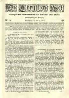 Die Christliche Welt: evangelisches Gemeindeblatt f&uuml;r Gebildete aller St&auml;nde. 1911.06.15 Jg.25 Nr.24