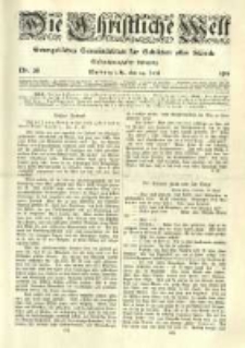 Die Christliche Welt: evangelisches Gemeindeblatt f&uuml;r Gebildete aller St&auml;nde. 1911.06.29 Jg.25 Nr.26