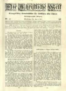 Die Christliche Welt: evangelisches Gemeindeblatt f&uuml;r Gebildete aller St&auml;nde. 1911.07.06 Jg.25 Nr.27