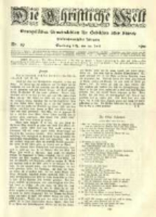 Die Christliche Welt: evangelisches Gemeindeblatt für Gebildete aller Stände. 1911.07.20 Jg.25 Nr.29
