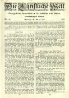 Die Christliche Welt: evangelisches Gemeindeblatt f&uuml;r Gebildete aller St&auml;nde. 1911.07.27 Jg.25 Nr.30