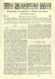 Die Christliche Welt: evangelisches Gemeindeblatt f&uuml;r Gebildete aller St&auml;nde. 1911.08.17 Jg.25 Nr.33