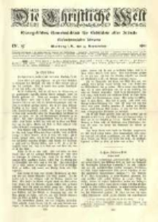 Die Christliche Welt: evangelisches Gemeindeblatt für Gebildete aller Stände. 1911.09.14 Jg.25 Nr.37