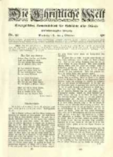 Die Christliche Welt: evangelisches Gemeindeblatt für Gebildete aller Stände. 1911.10.05 Jg.25 Nr.40