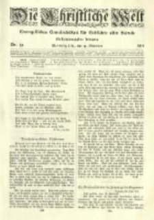 Die Christliche Welt: evangelisches Gemeindeblatt f&uuml;r Gebildete aller St&auml;nde. 1911.10.19 Jg.25 Nr.42