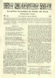 Die Christliche Welt: evangelisches Gemeindeblatt für Gebildete aller Stände. 1911.10.19 Jg.25 Nr.42