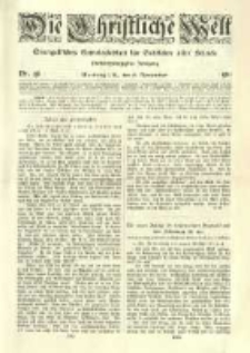 Die Christliche Welt: evangelisches Gemeindeblatt für Gebildete aller Stände. 1911.11.16 Jg.25 Nr.46
