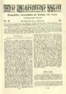Die Christliche Welt: evangelisches Gemeindeblatt für Gebildete aller Stände. 1911.11.30 Jg.25 Nr.48